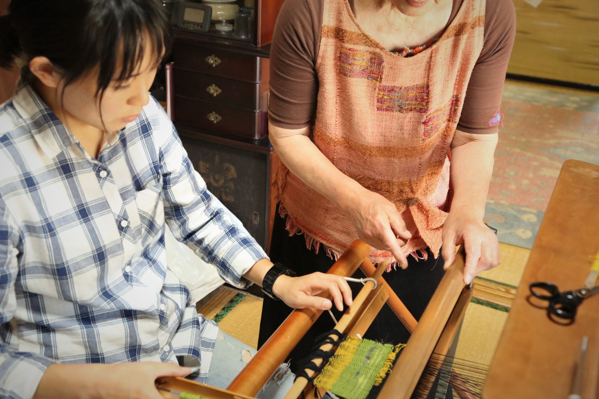 Omishima Saori Weaving experience