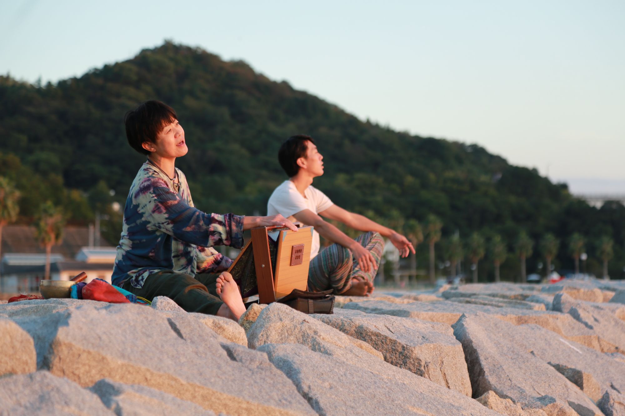 Yoga at Hakatajima Island
