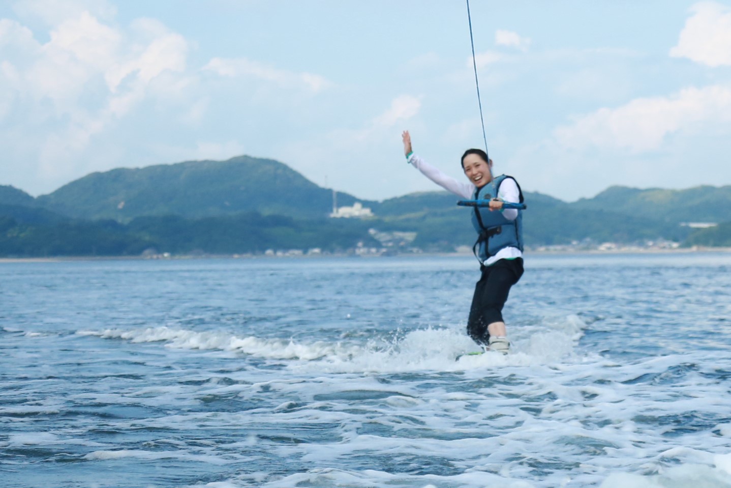 Fun with Wakeboarding in Innoshima